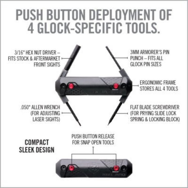 Real Avid εργαλείο 4 σε 1 για GLOCK Real Avid εργαλείο 4 σε 1 για GLOCK