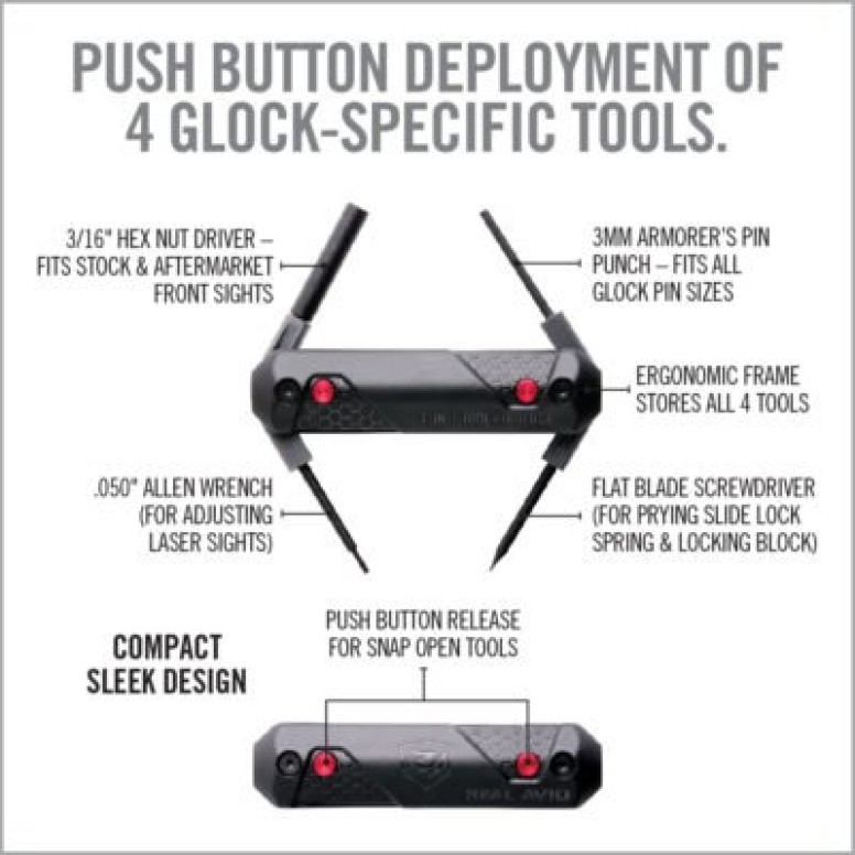 Real Avid εργαλείο 4 σε 1 για GLOCK