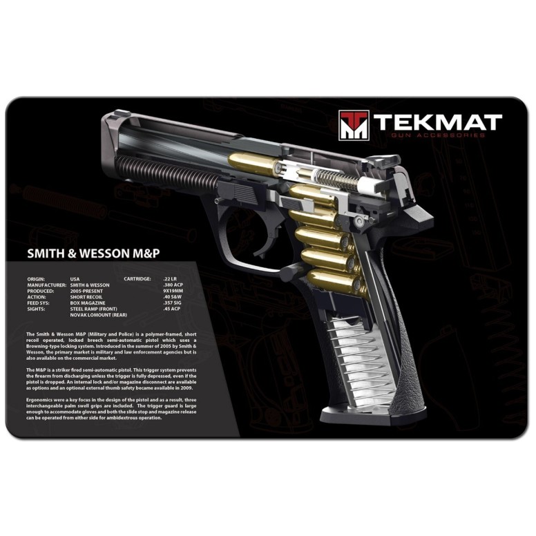 TekMat Smith & Wesson M&P 3D CUTAWAY MAT