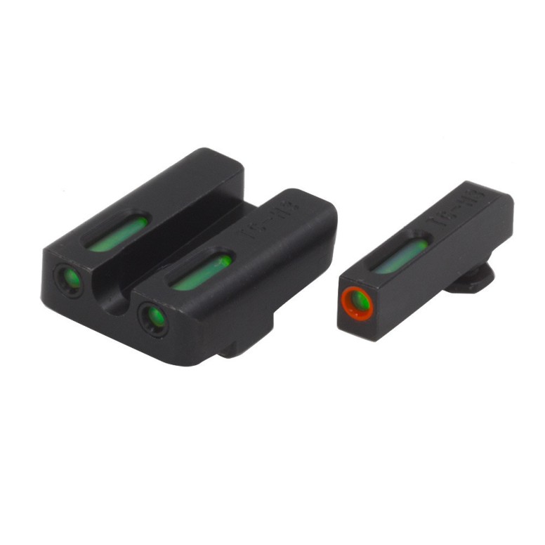 TRUGLO TFX™ PRO TRITIUM/FIBER-OPTIC Day/Night Handgun Sights for Glock® 17 / 19