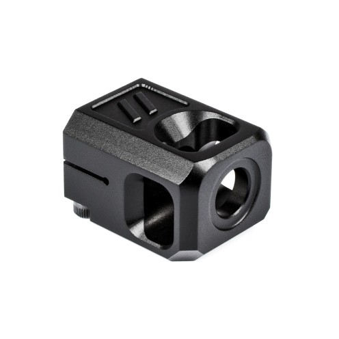 ZEV PRO COMPENSATOR V2, 1/2X28 THREADING, 9MM, BLACK