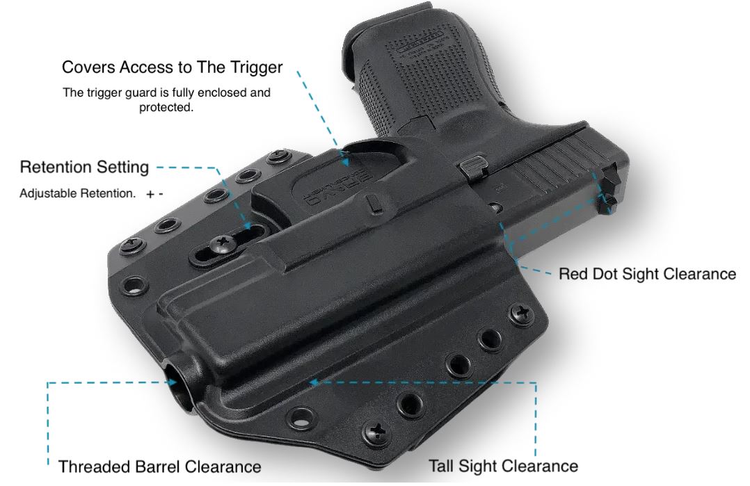 Glock 19 MOS OWB Holster