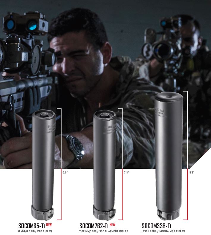 SOCOM300-TI SureFire Fast-Attach® Suppressor